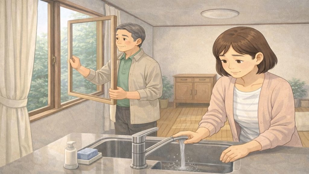 実家の空き家管理でやること5つ【換気通水防犯の最低ライン】