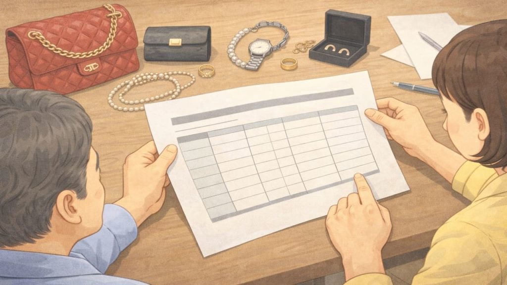 生前整理で買取を使う注意点5つ【相場と持ち出しを防ぐ確認】