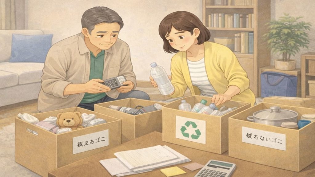 生前整理で片付け費用が膨らむ原因5つ【分別不足と当日追加の罠】