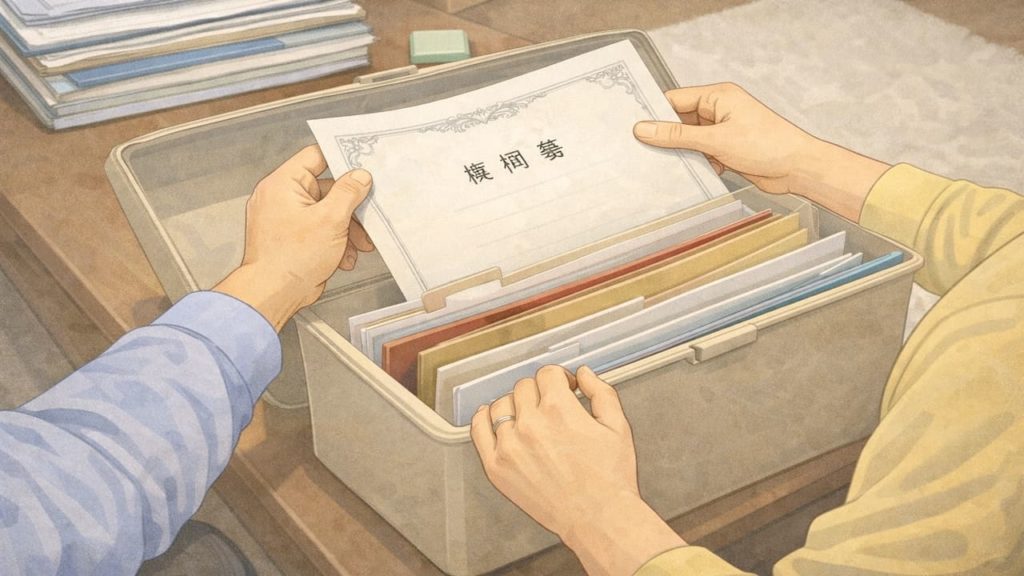 生前整理で権利書が見つからない時の5つ【無いと困る書類の扱い方】