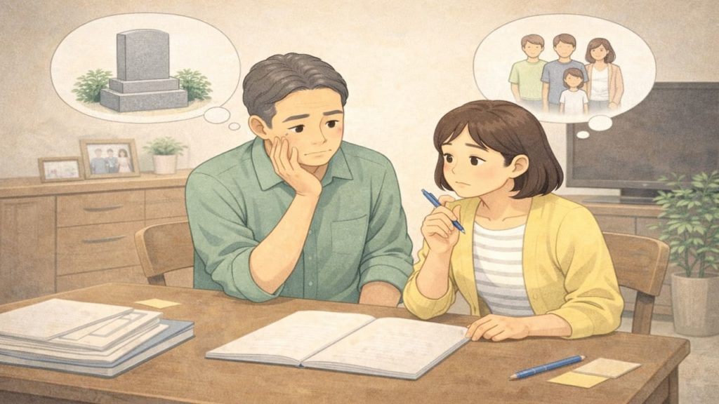 生前整理で墓のことを話すコツ5つ【不安を増やさない切り出し方】