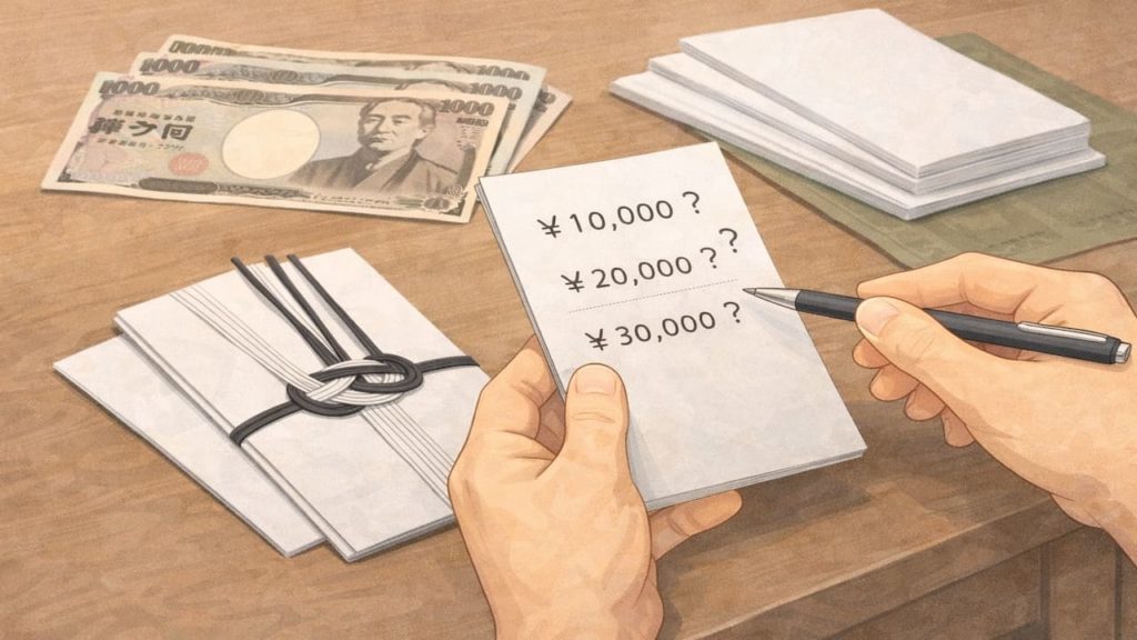 七回忌の香典はいくら？相場の目安【家族・親族の金額感】