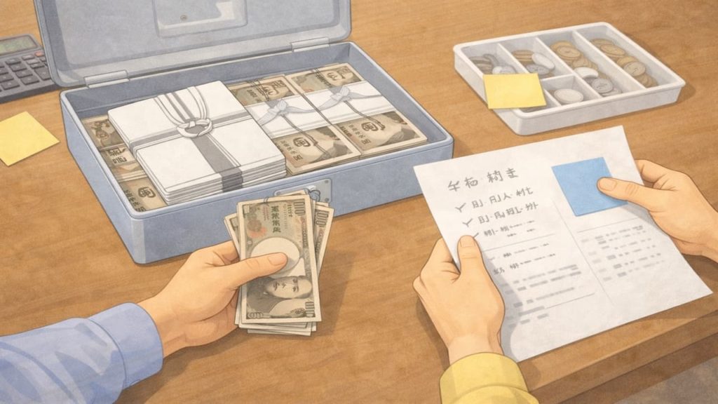 葬儀の受付で香典を預かる工夫5つ【数え方と保管の安全策】