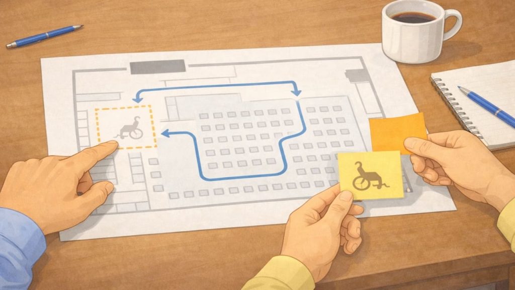 葬儀で高齢者を連れて行く工夫5つ【トイレ移動と座席の確保】