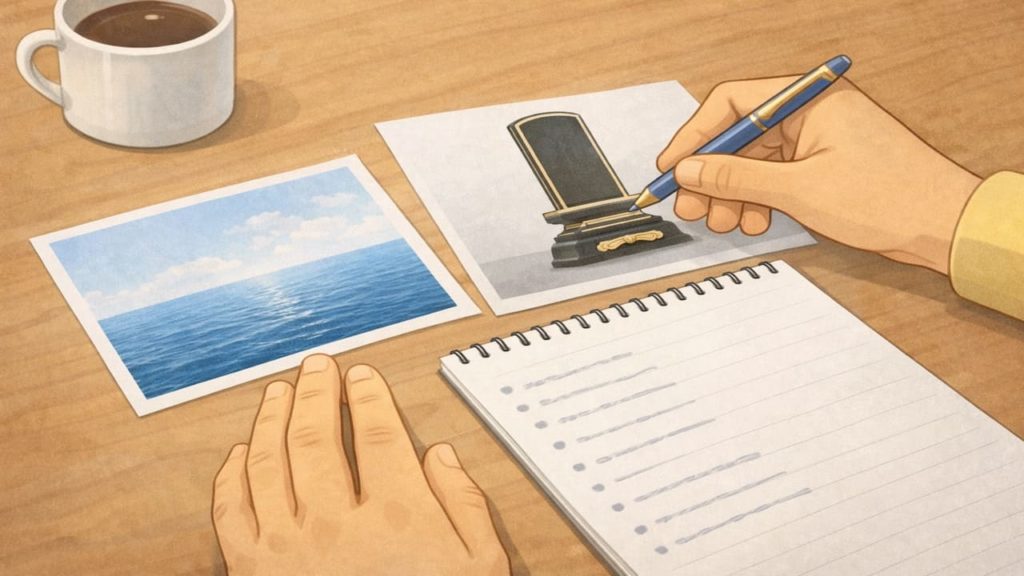 位牌を海洋散骨したい時の注意点5つ【できない理由と代替案】