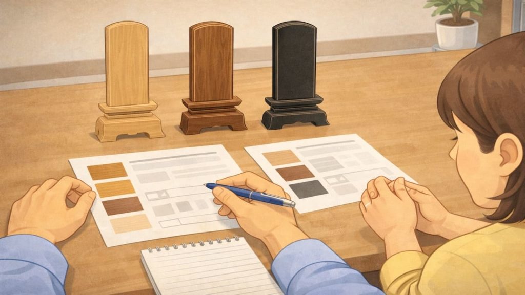 位牌の素材で迷う人へ5つの選び方【値段より供養継続を優先】