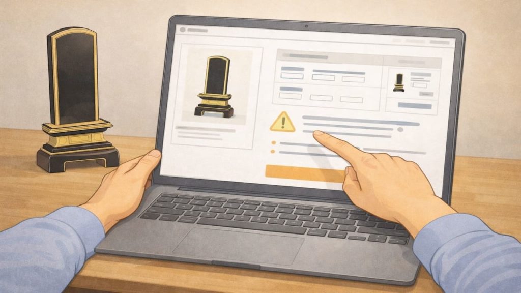 位牌をネット注文する注意点5つ【文字校正と納期トラブル回避】