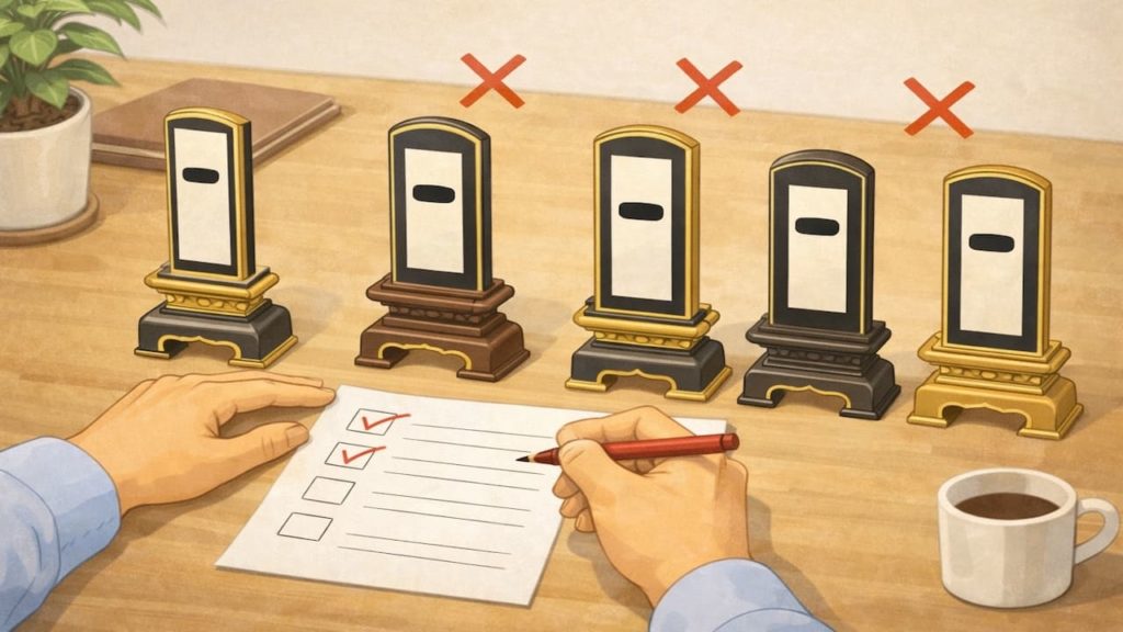 位牌を作り替える時の失敗例5つ【夫婦位牌と先祖位牌の混同】