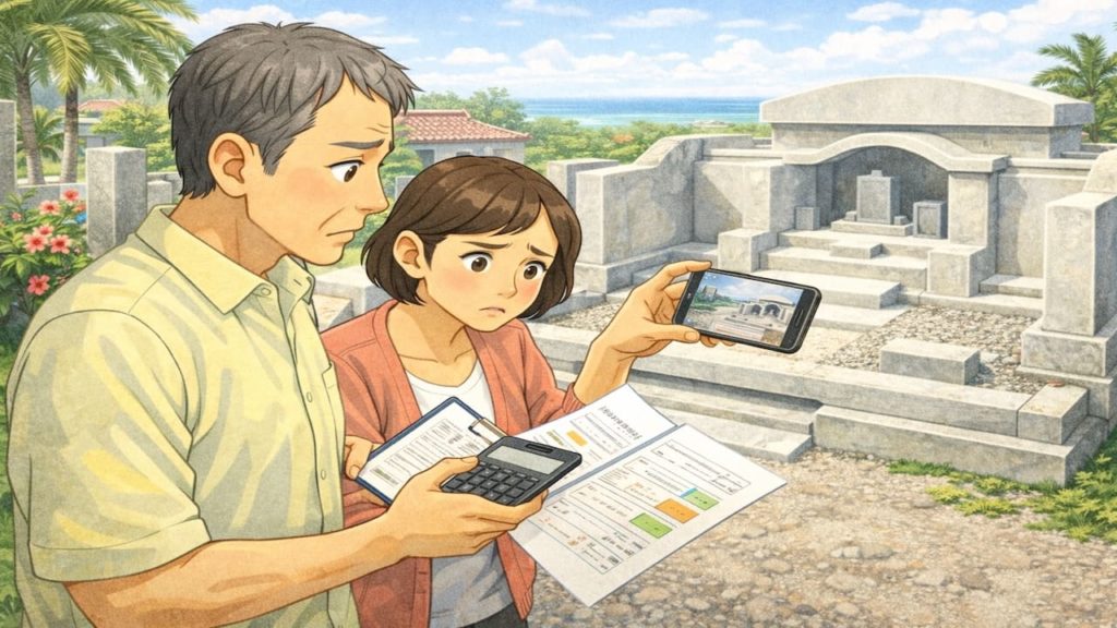 【沖縄県】墓じまいの費用相場を確認する質問5つ【親族説明が通る金額】